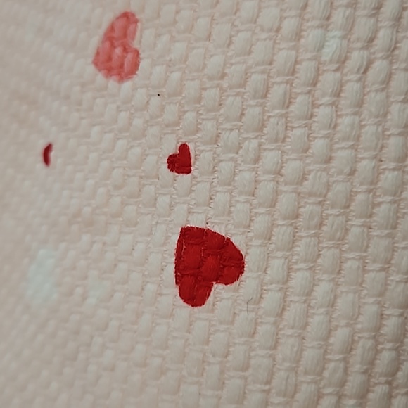 Kitchen Aid Pair Of Hearts White And Pink Tea Towels - Picture 3 of 4